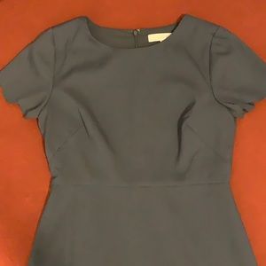 LOFT Gray Sheath Dress